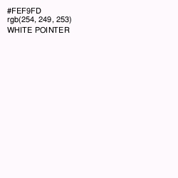 #FEF9FD - White Pointer Color Image